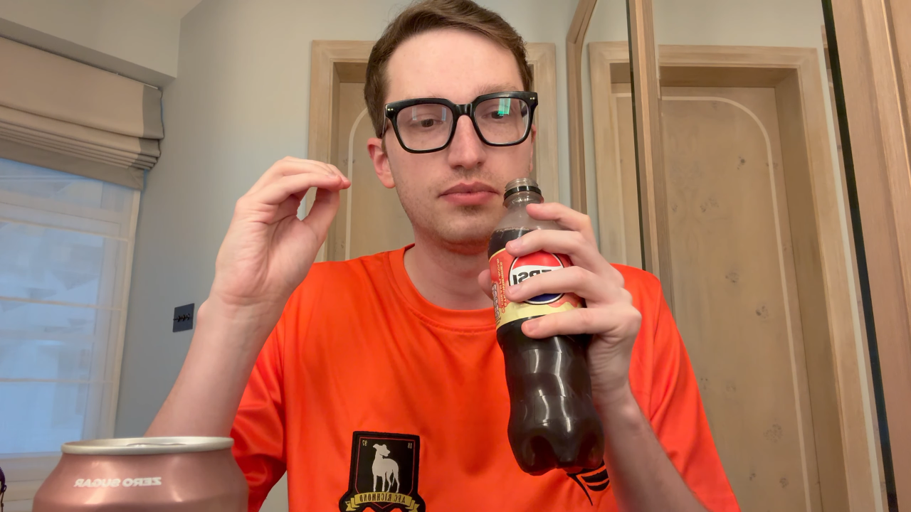 jared forming an opinion of a foreign soda