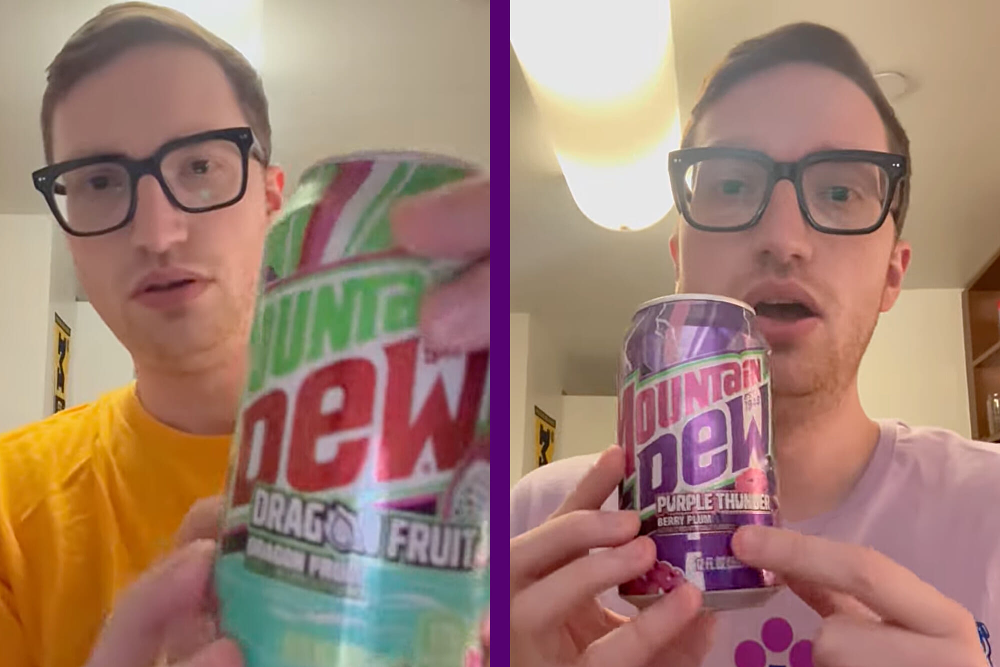 jared holding multiple dews