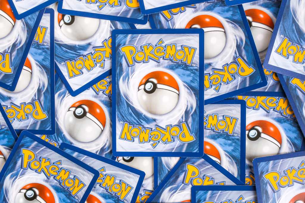 a pile of pokémon cards