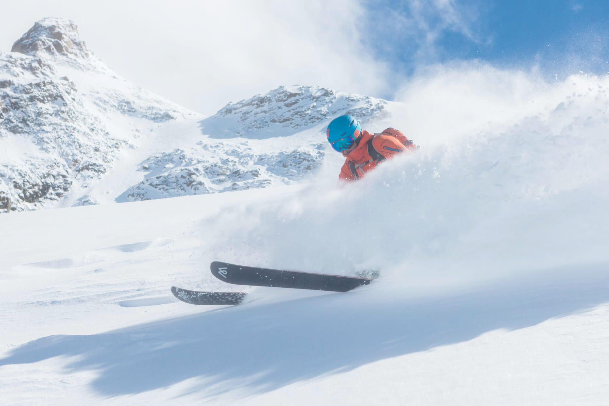skiing
