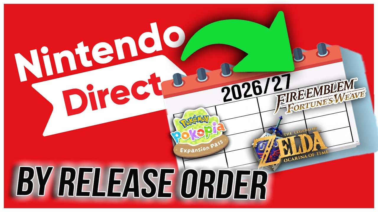 Every Game Nintendo Announced In Release Date Order